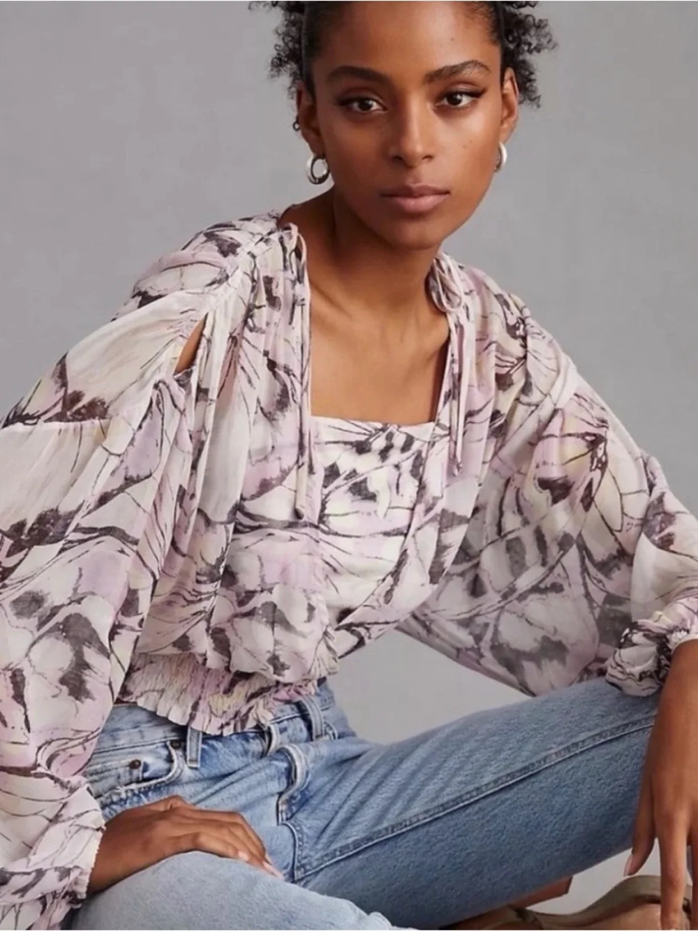 Anthropologie light pink